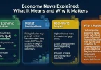 economy news explained what it means and why it matters