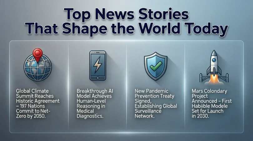 top news stories that sape the world today